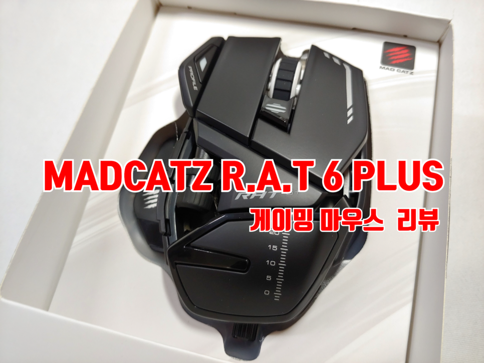 매드캣츠 MADCATZ R.A.T 6 PLUS 게이밍 마우스 리뷰