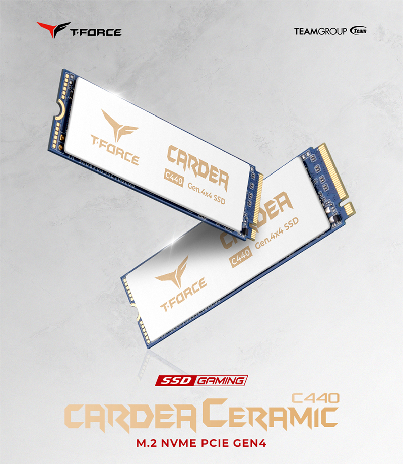 서린씨앤아이, 세라믹 소재 히트 싱크의 팀그룹 카데아 C440 M.2 SSD 정식 출시