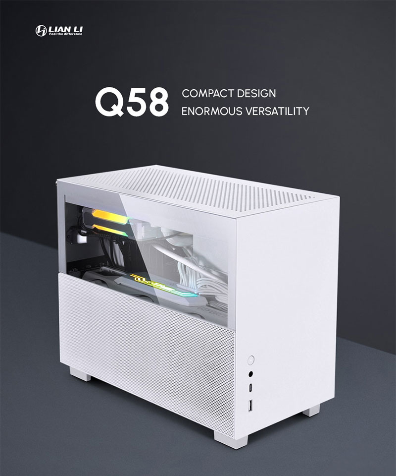 서린씨앤아이, 리안리의 스몰 폼팩터 PC케이스 Q58 정식 출시
