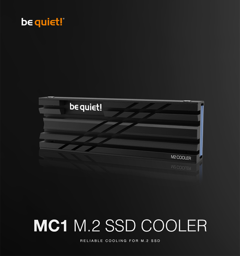 서린씨앤아이, 비콰이어트의 M.2 규격 SSD 전용 히트싱크 MC1 정식 출시