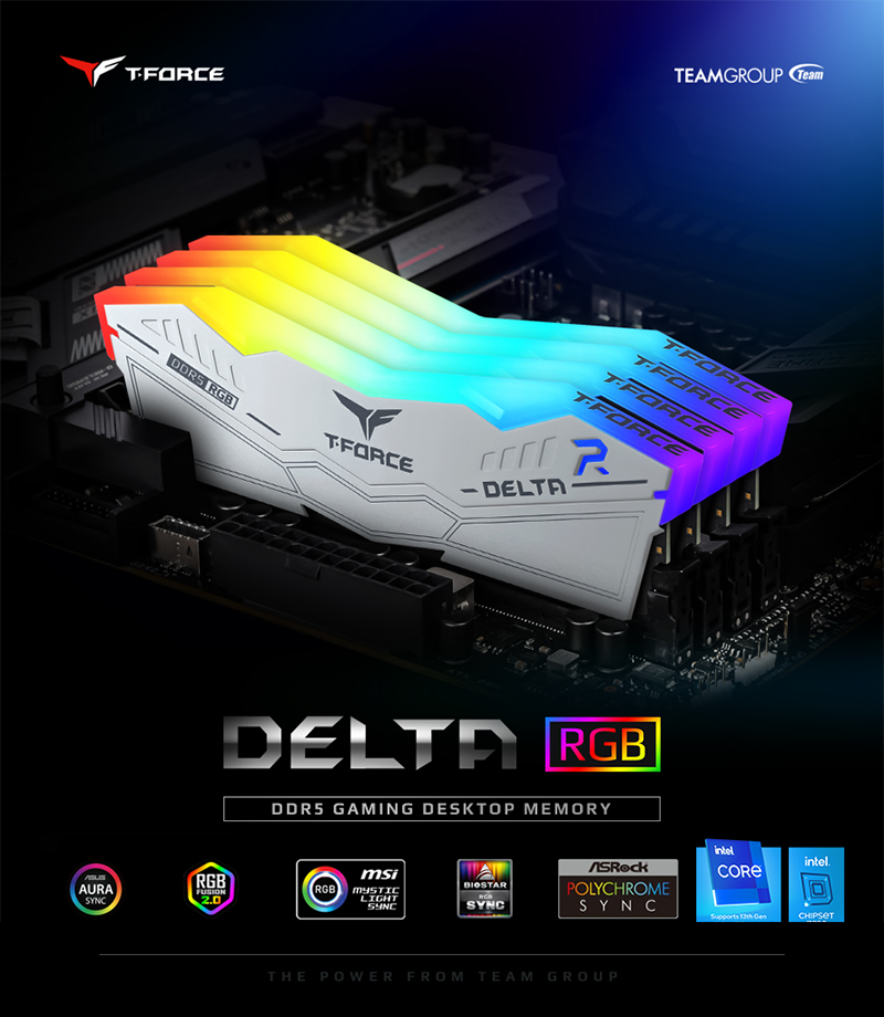 서린씨앤아이, 팀그룹 티포스 델타 RGB 시리즈 DDR5 모델 추가 출시