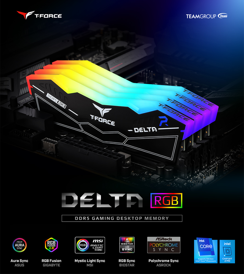 서린씨앤아이, 팀그룹 티포스 델타 RGB DDR5 고성능 모델 신제품 정식 출시