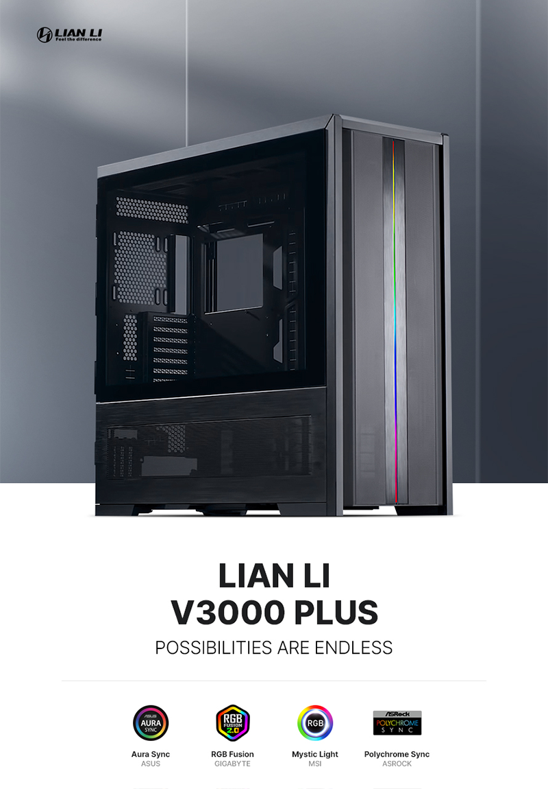서린씨앤아이, 리안리 신규 PC케이스 V3000 플러스 정식 출시