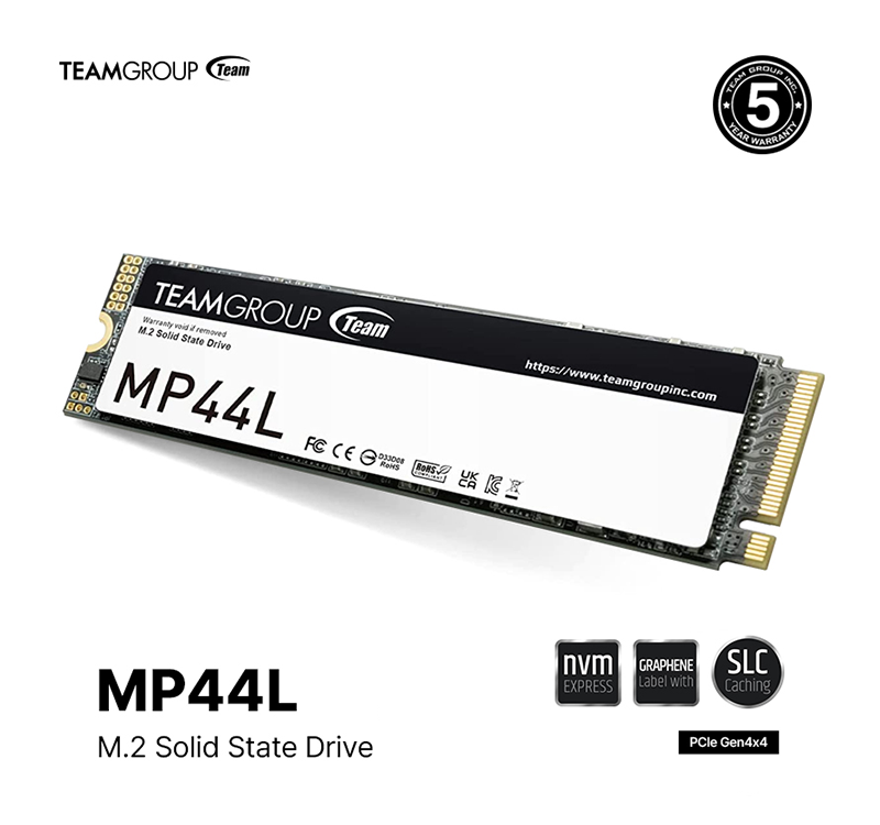 서린씨앤아이, 팀그룹 PCIe 4.0 지원하는 M.2 SSD MP44L 정식 출시