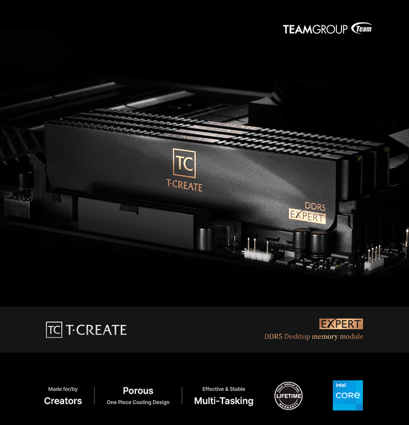 서린씨앤아이, 팀그룹 티크리에이트 익스퍼트 DDR5 시리즈 정식 출시