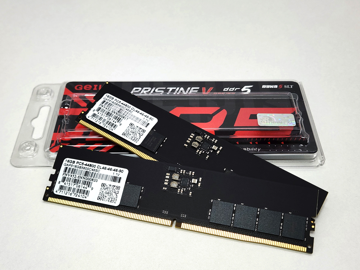 GeIL DDR5-5600Mhz CL46 PRISINE V 16GB 램 메모리 리뷰 사용기
