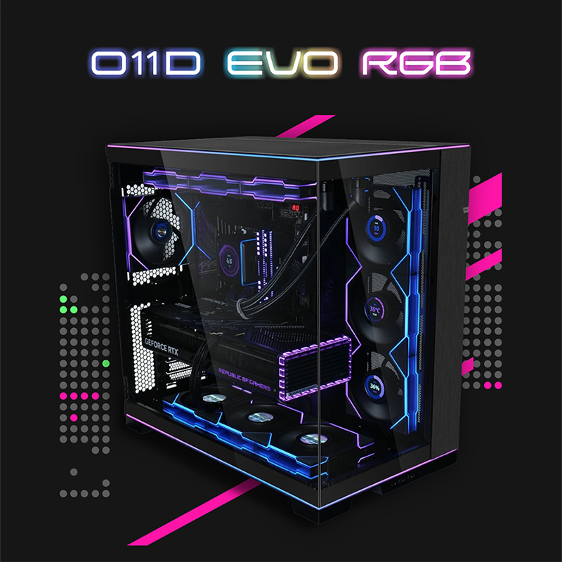 서린씨앤아이, 리안리 신규 PC케이스 O11D 에보 RGB 정식 출시