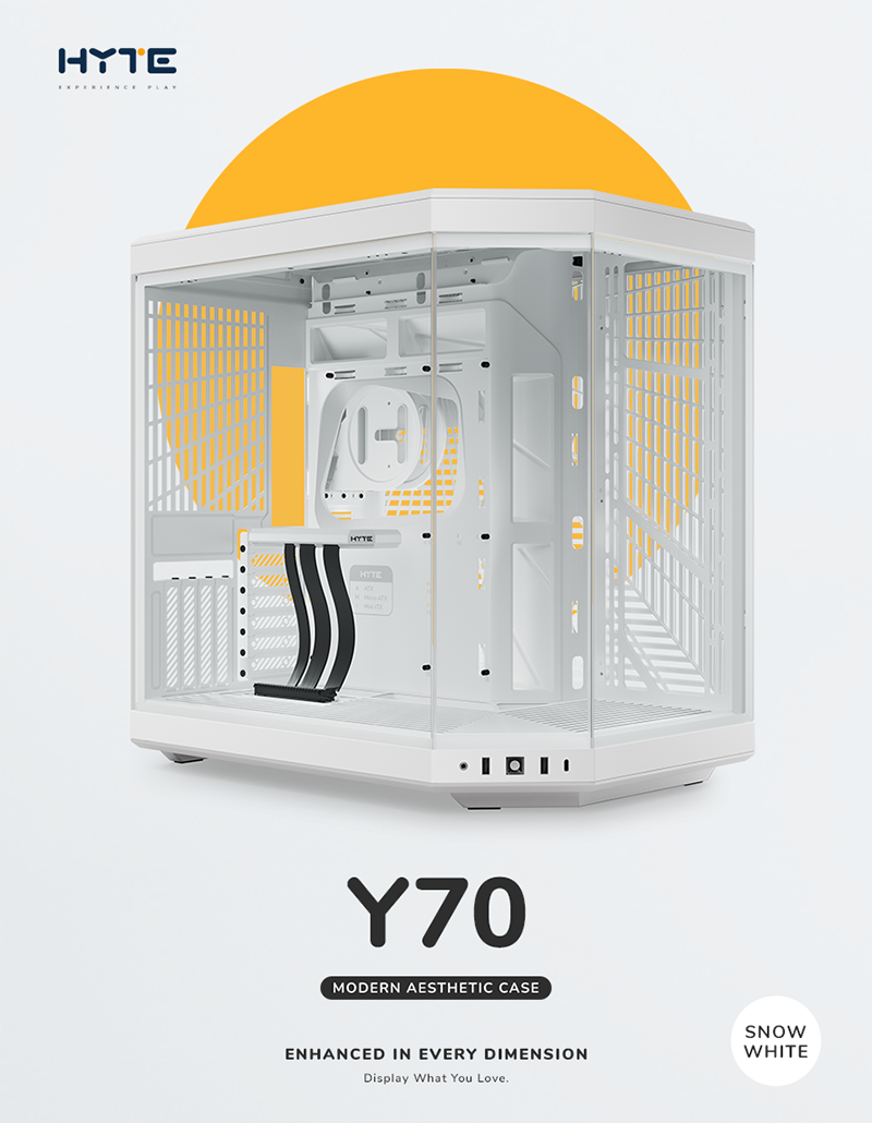 서린씨앤아이, 하이트 신규 PC케이스 Y70 시리즈 정식 출시