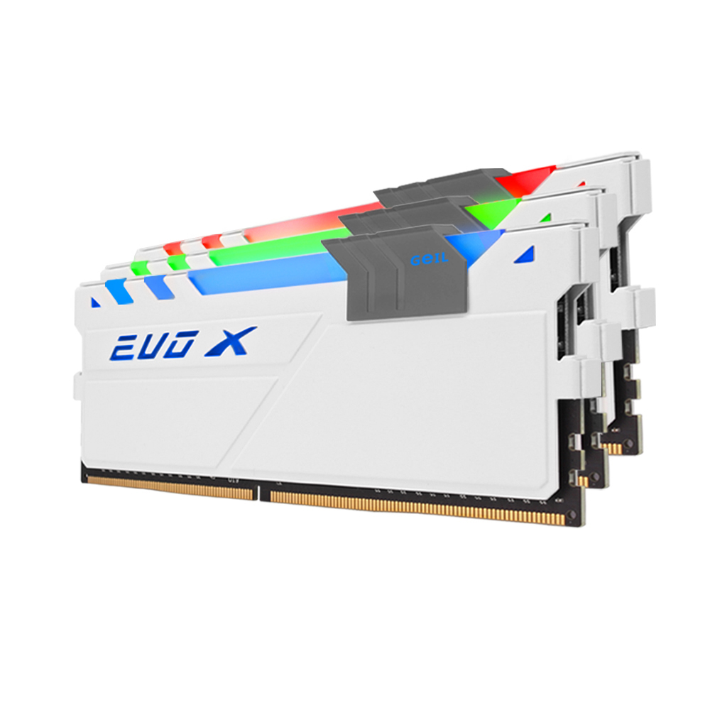 GeIL DDR4 8G PC4-19200 CL17 EVO-X WHITE RYZEN RGB (4Gx2)