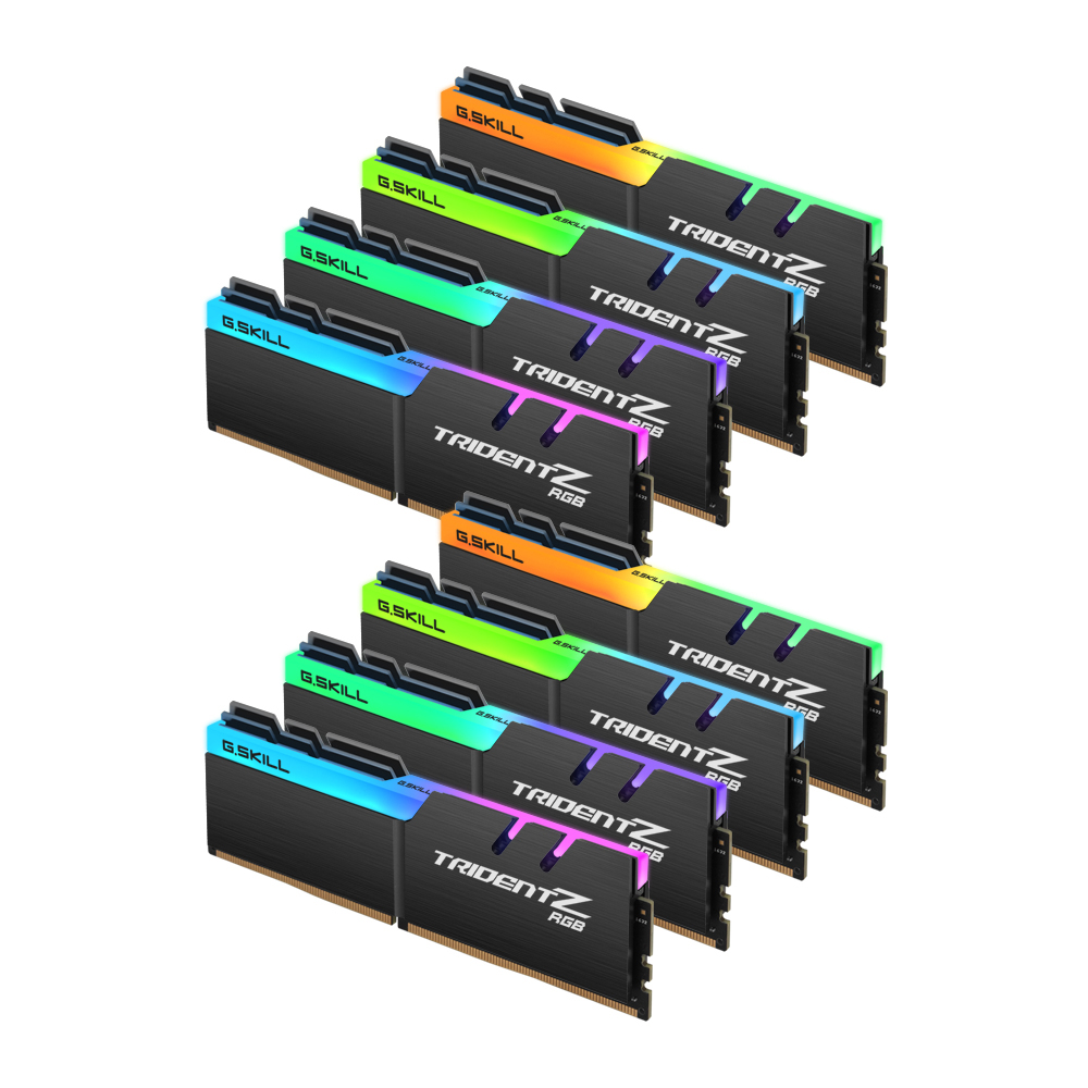 G.SKILL DDR4 64G PC4-24000 CL14 TRIDENT Z RGB (8Gx8)