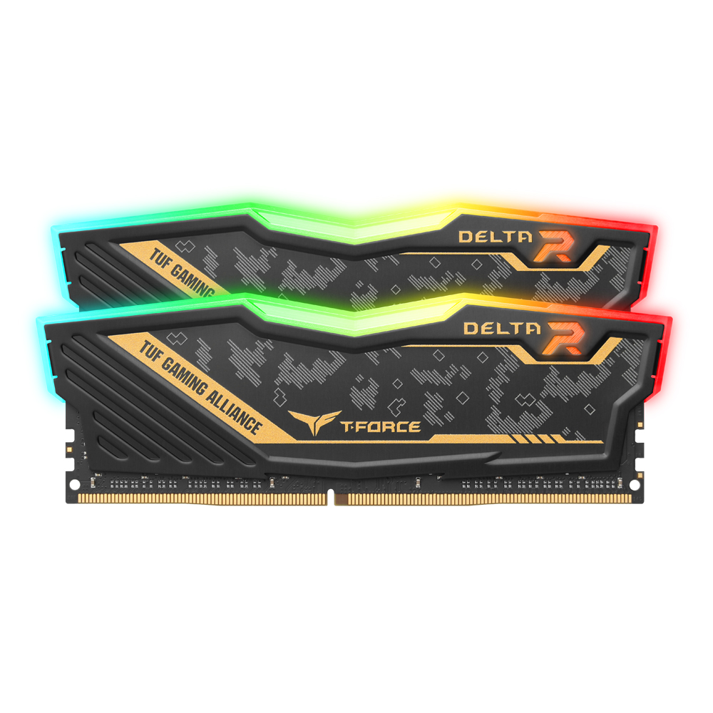 TeamGroup T-Force DDR4 16G PC4-25600 CL16 Delta RGB TUF GAMI…