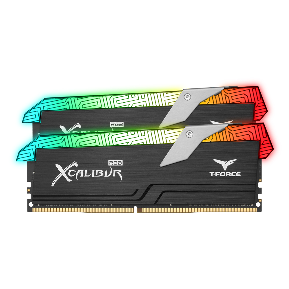 TeamGroup T-Force DDR4 16G PC4-32000 CL18 XCALIBUR RGB (8Gx2…