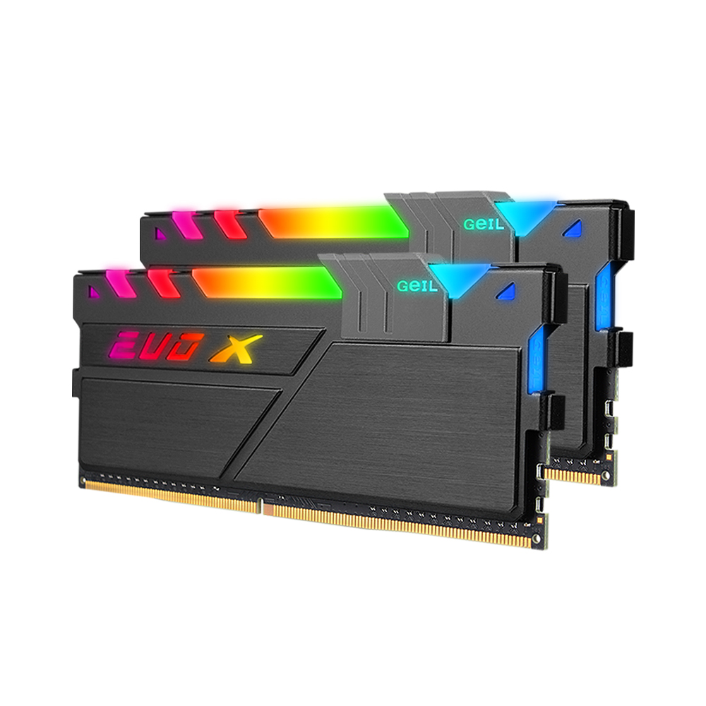 GeIL DDR4 16G PC4-21300 CL19 EVO-X II AMD Gray RGB (8Gx2)