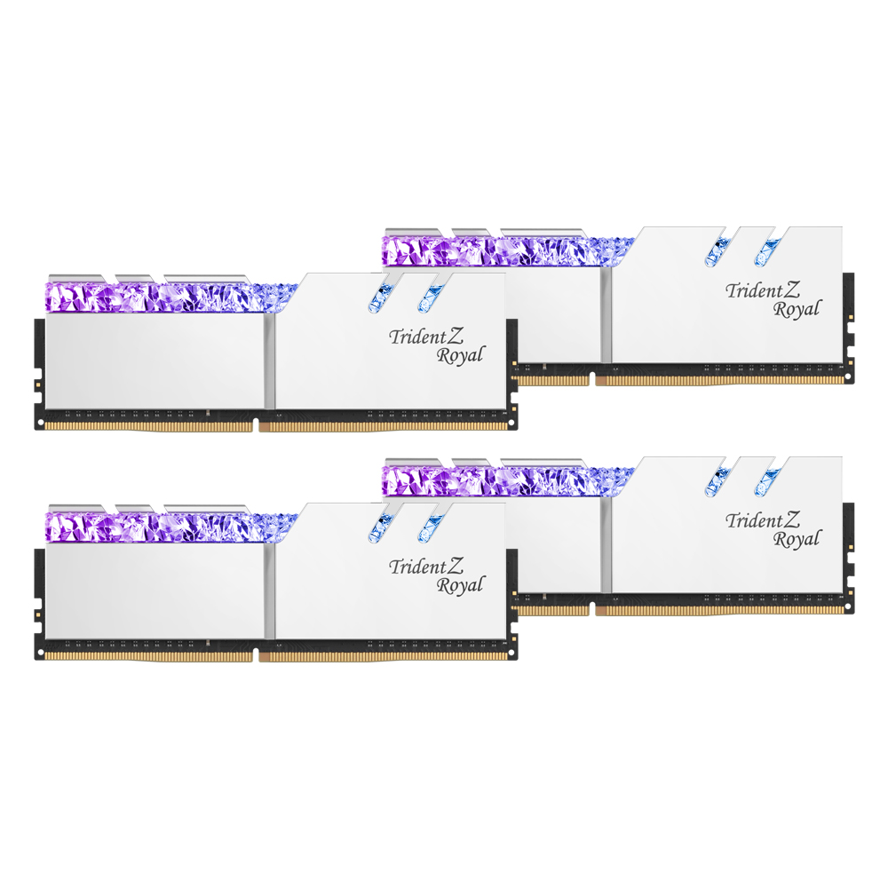 G.SKILL DDR4-3600 CL14 TRIDENT Z ROYAL 실버 64GB(16Gx4)