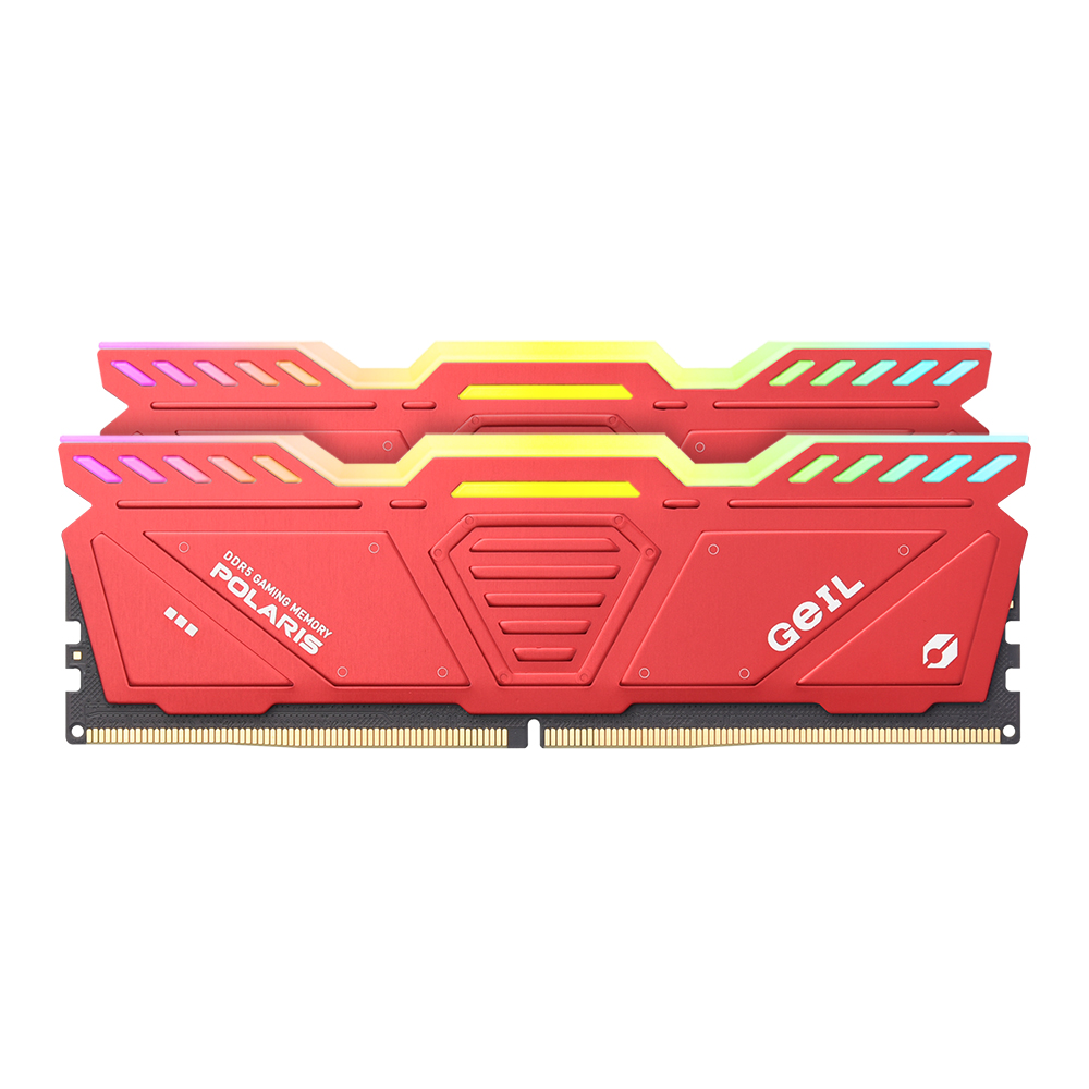 GEIL DDR5-4800 CL40 POLARIS RGB Red 64GB(32Gx2)