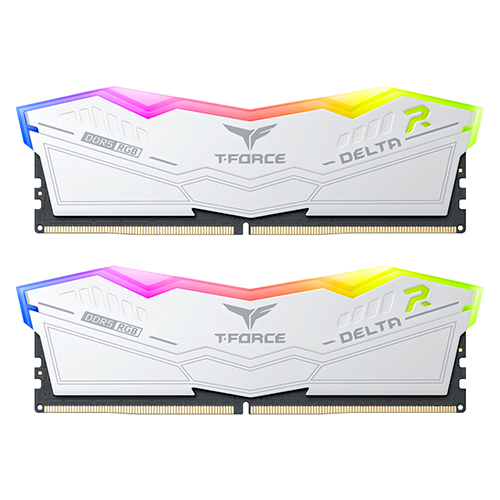 TeamGroup T-Force DDR5-6400 CL40 DELTA RGB 화이트 32GB(16Gx2)