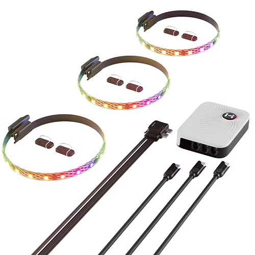 HYTE LS10 qRGB Light Strips x3 with NP50