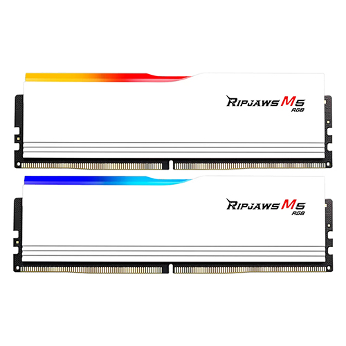 G.SKILL DDR5-5200 CL40 RIPJAWS M5 RGB 화이트 패키지 32GB(16Gx2)
